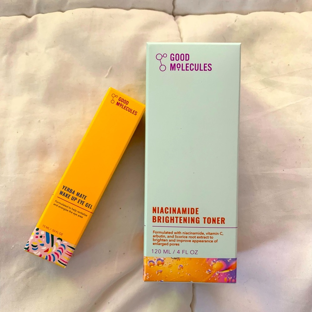 Good Molecules Toner & Eye Gel Bundle